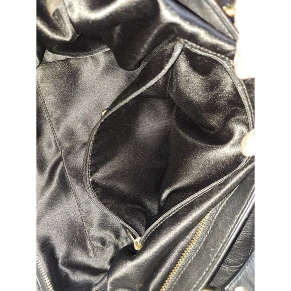 Coach Campbell Black Satchel Handbag Business Tote F24683 NO SHOULDER STRAP - Picture 13 of 15